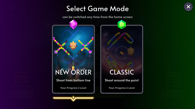 Có 2 chế độ chơi thú vị.