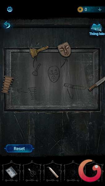 Xếp các đồ vật theo gợi ý