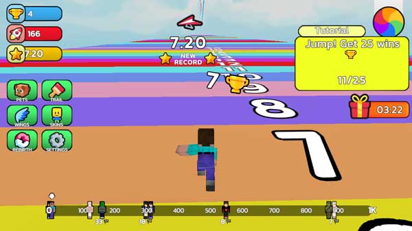 Liên tục nâng cấp sức mạnh, mua thêm Pet... để phá vỡ kỷ lục và mở khóa bản đồ khác