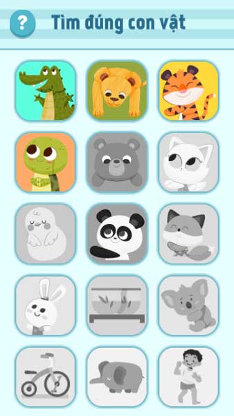 Chơi game Tìm đúng con vật - GameVui