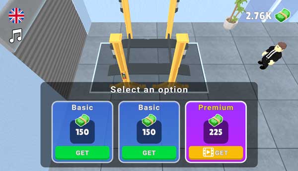 Tùy chọn mua ô chứa cao cấp hoặc bình thường