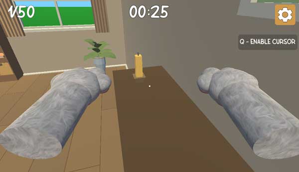 Gạt đổ tất cả các đồ vật theo yêu cầu của từng cấp độ