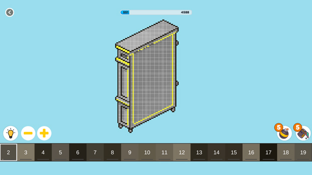 Tô màu để hoàn thiện chúng.