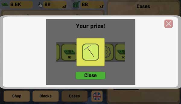 Các phần quà sẽ là Random