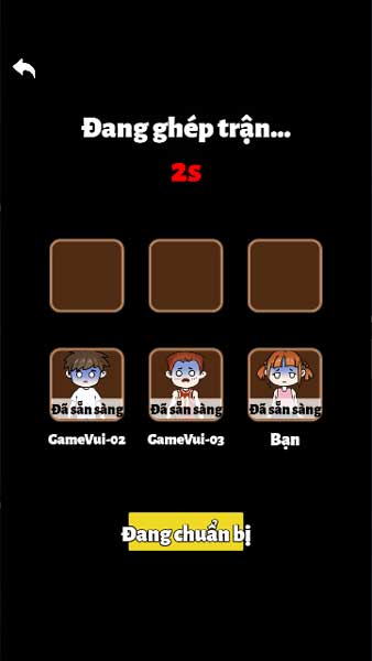 Người chơi sẽ so tài với 5 đối thủ khác