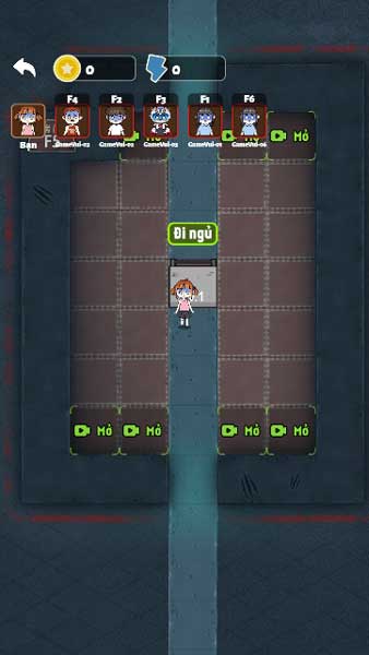 Nhanh chóng đi tìm căn phòng trống và lên giường ngủ