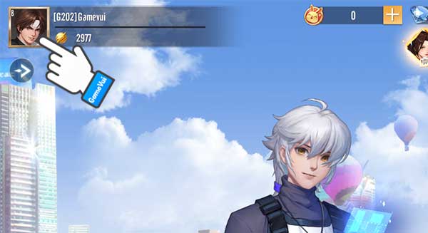 Chạm vào ảnh đại diện