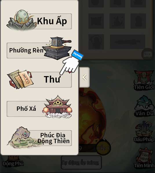 Mở hòm thư trong game