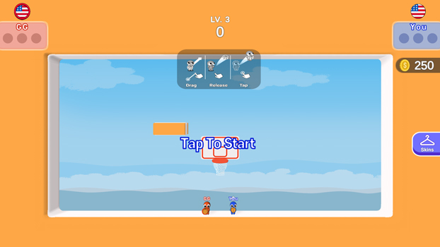 Chơi game So tài bóng rổ - GameVui.vn