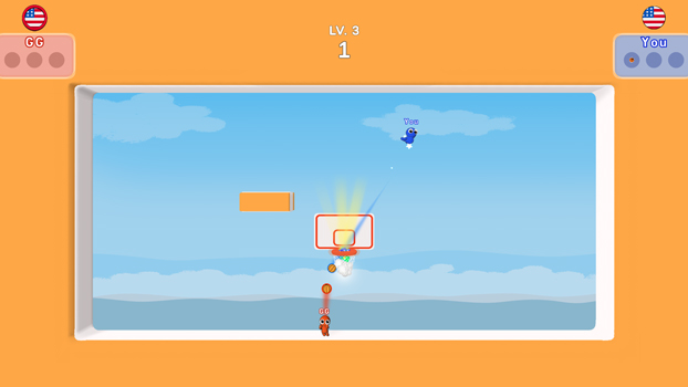 Ghi điểm bằng cách ném bóng vào rổ.