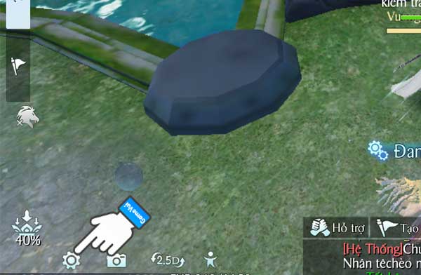 Chạm vào mục Cài Đặt