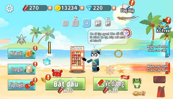 Chơi game Đấu võ kiểu mới - GameVui