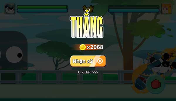 Tiếp tục thử thách cấp độ tiếp theo