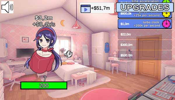 Nâng cấp chỉ số khi Click