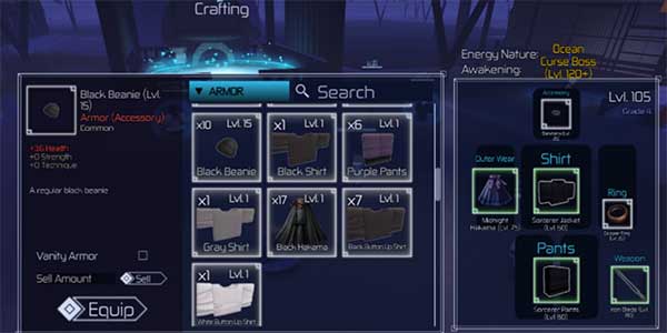 Tất cả danh sách phụ kiện Jujutsu Infinite