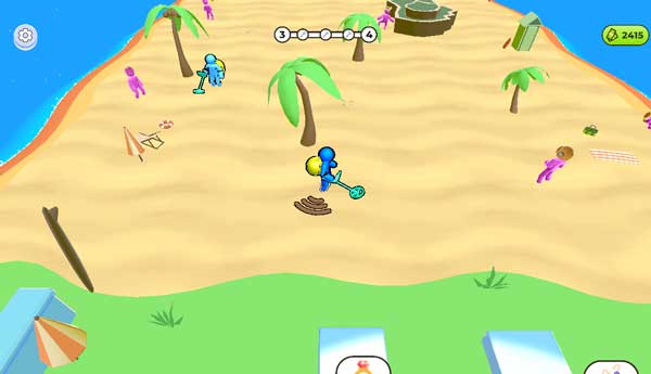 Điều khiển người que di chuyển theo tín hiệu của máy quét