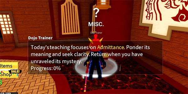 Cách hoàn thành tất cả nhiệm vụ Dojo Trainer