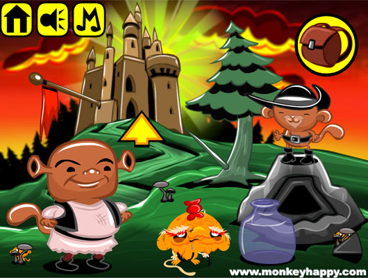 Chơi game Chú khỉ buồn: Mèo đi ủng - GameVui.vn