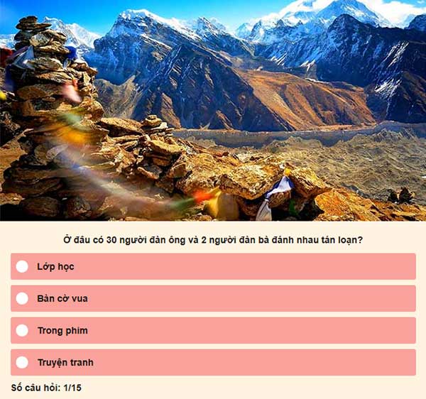 Chọn đáp án đúng nhé