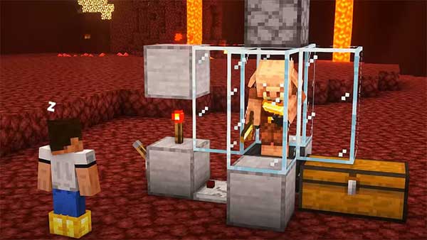 Trang trại Zombie Piglin