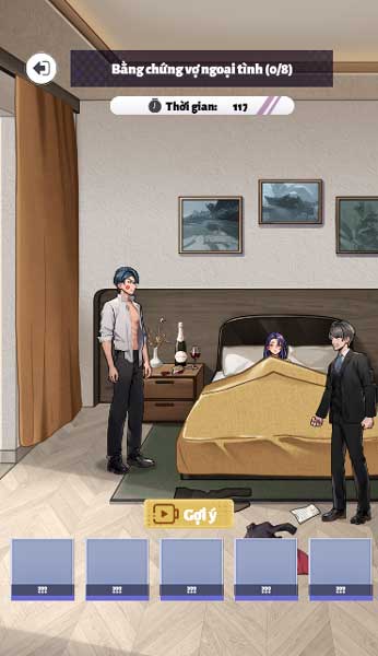 Tìm đủ bằng chứng về việc nhân vật chính bị phản bội