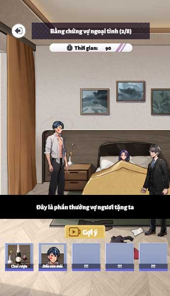 Bấm để chọn đúng những vật phẩm nghi ngờ