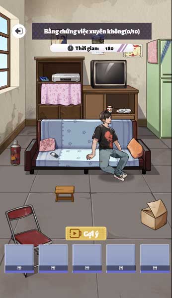 Hãy giúp nhân vật nam chính hoàn thành thử thách