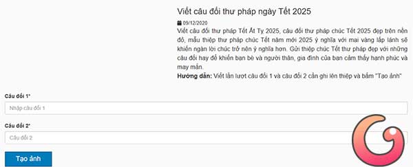 Viết câu đối Tết