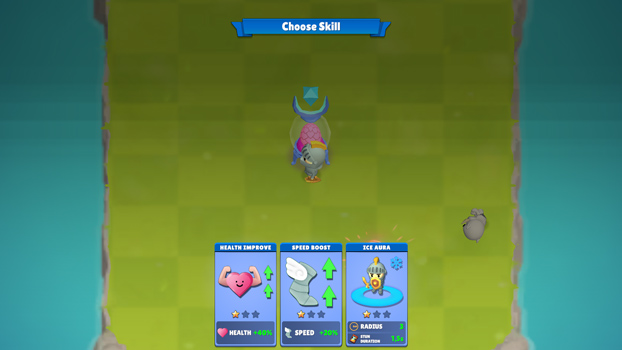 Chọn các kỹ năng nâng cấp.