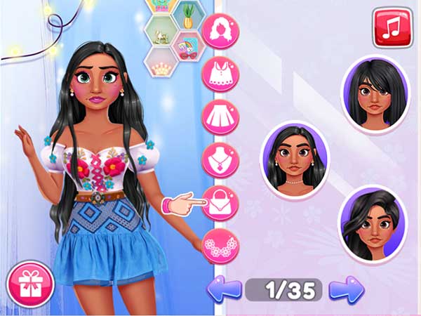 Hãy chọn trang phục cho Moana