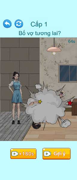 Xem video QC để nhận gợi ý hoặc thêm thời gian