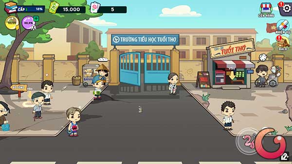 Mua bánh mỳ và kẹo bông gòn