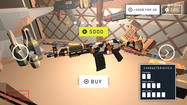 Mua thêm nhiều khẩu súng với hoả lực mạnh.