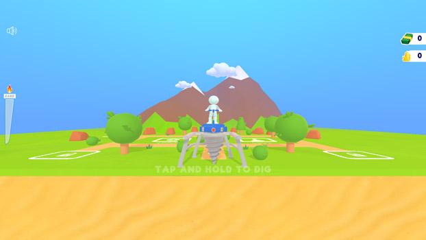 Chơi game Khám phá lòng đất - GameVui.vn