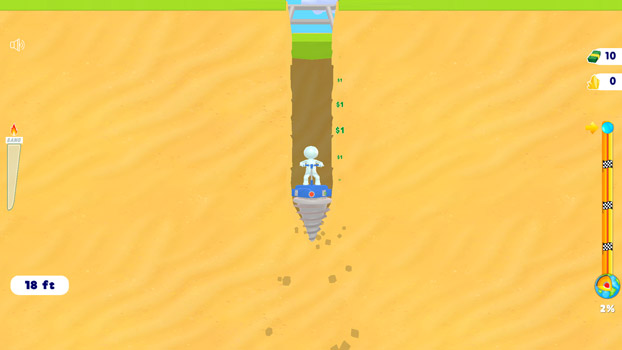 Đào sâu để tìm tài nguyên.