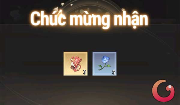 Phần thưởng đổi code