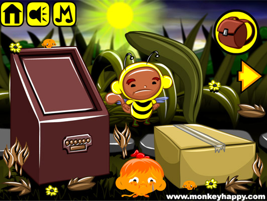 Chơi game Chú khỉ buồn: Vườn thần bí - GameVui,vn