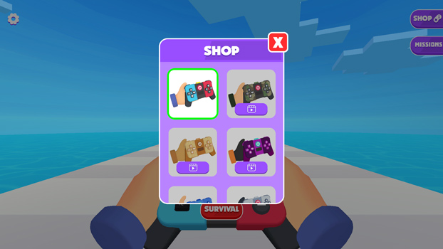 Bộ sưu tập đa dạng các loại điều khiển.