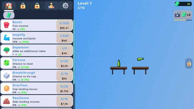 Lựa chọn các nâng cấp.