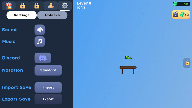 Lưu tiến trình chơi.