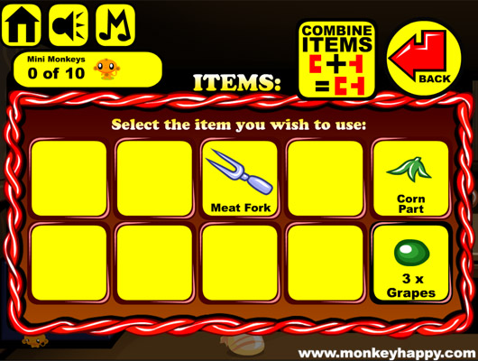 Ghép hoặc sử dụng các vật phẩm.