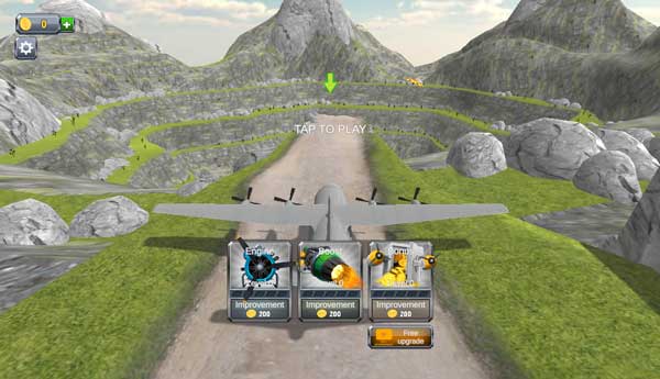 Chơi game Máy bay hạ cánh - GameVui