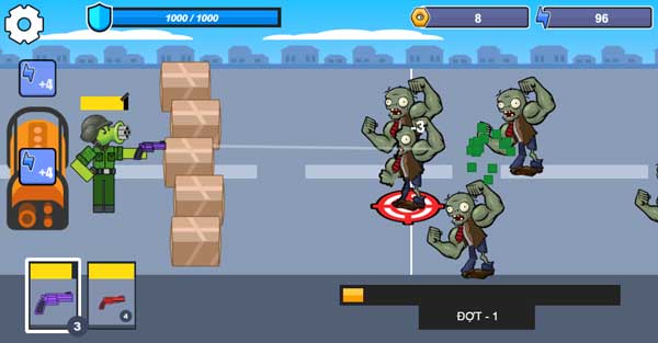 Chống đỡ những đợt tấn công của lũ Zombie Jock cơ bắp