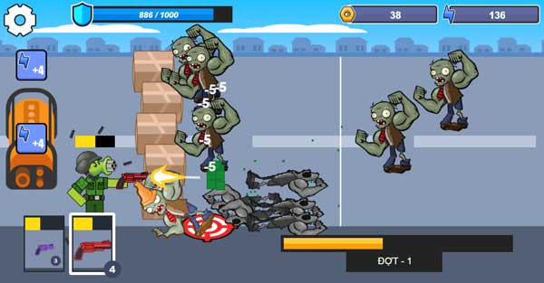 Đổi vũ khí khi đang cần thời gian nạp đạn