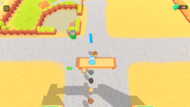 Phục vụ các du khách tham quan.