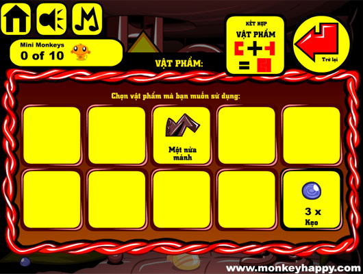 Ghép hoặc sử dụng các vật phẩm.