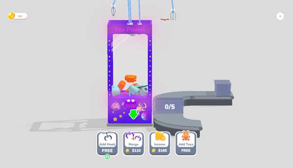 Chơi game Gắp đồ chơi - GameVui