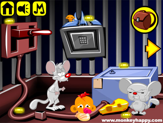 Chơi game Chú khỉ buồn: Khỉ tinh nghịch - GameVui.vn