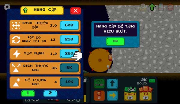 Chơi game Máy đào hầm - GameVui