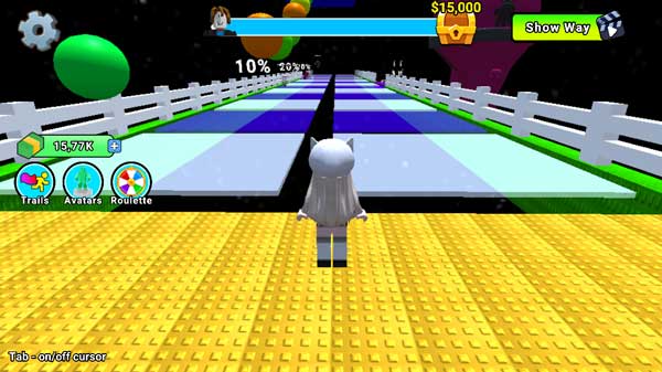 Điều khiển Obby đối mặt thử thách cầu thủy tinh